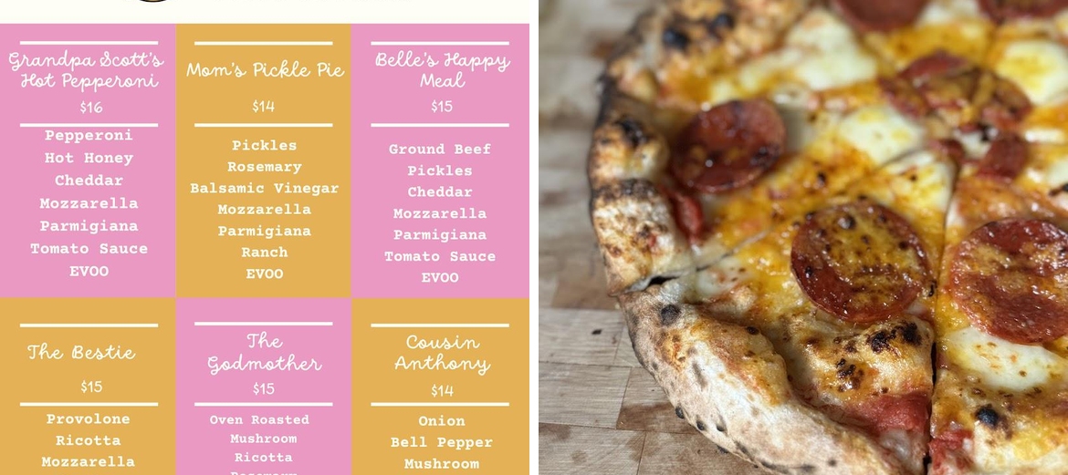 Belle's Pizza Kitchen Menu
