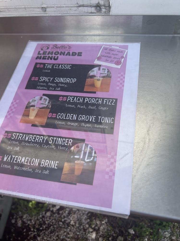 Belle's Pizza Kitchen Menu image 4